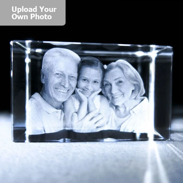 Large Laser Photo Gift Block - Rectangle (Free Text Engraving Available) - Standard Delivery Will Be 3 Working Days. 4 Large Laser Photo Gift Block - Rectangle (Free Text Engraving Available) - Standard Delivery Will Be 3 Working Days. - Image 2