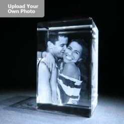 Large Laser Photo Gift Block - Tower (Free Text Engraving Available) - Standard Delivery Will Be 3 Working Days. -DRINKWARE Sales Store largetower2