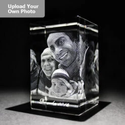 Medium Laser Photo Gift Block - Tower (Free Text Engraving Available) - Standard Delivery Will Be 3 Working Days. -DRINKWARE Sales Store laser tower3