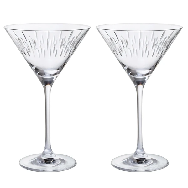 Limelight - Mitre Martini Glass, Set Of 2 3 Limelight - Mitre Martini Glass, Set Of 2