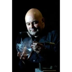 Butterfly Fish - Medium Bowl Ed: 25 -DRINKWARE Sales Store nick engraving 3