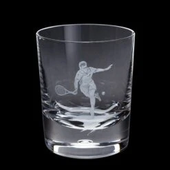Hand Engraved Tennis Tumbler