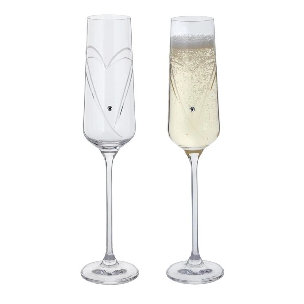 Glitz Romance Champagne Flutes 3 Glitz Romance Champagne Flutes