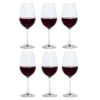 Six Red Wine Glass, Set Of 6 -DRINKWARE Sales Store six red wine
