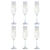 Six Champagne Flute, Set Of 6 -DRINKWARE Sales Store six flute cutout 6 co